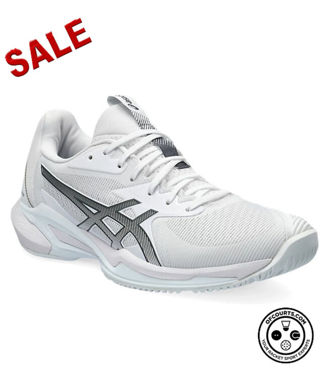 Asics Solution Speed FF 3 Women's Tennis Shoe - White/Metropolis