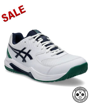 Asics Gel Dedicate 8 Wide Men's Tennis Shoe - White/Midnight