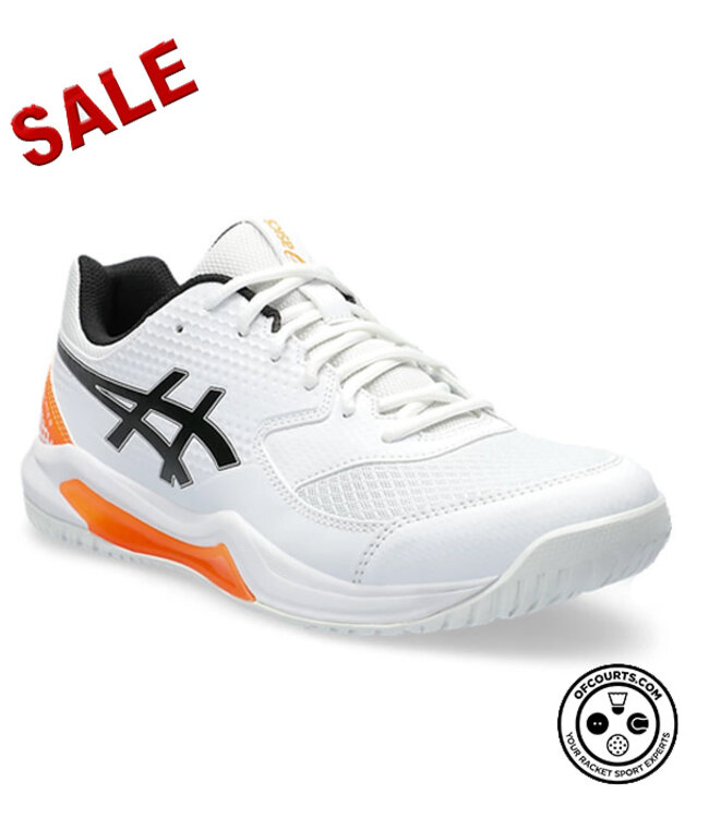 Asics Gel Dedicate 8 Pickleball Men's - White/Orange