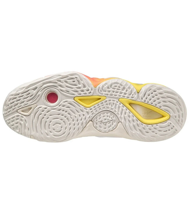 Mizuno Wave Momentum 3 Women's Shoe - Snow White/ High Vis Pink