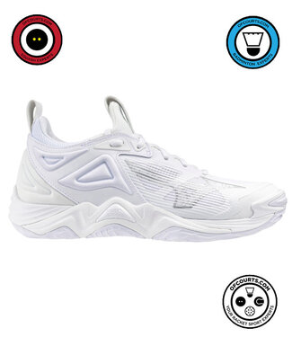 Mizuno Wave Momentum 3 Women's Shoe - White/Silver