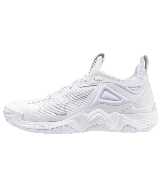 Mizuno Wave Momentum 3 Women's Shoe - White/Silver