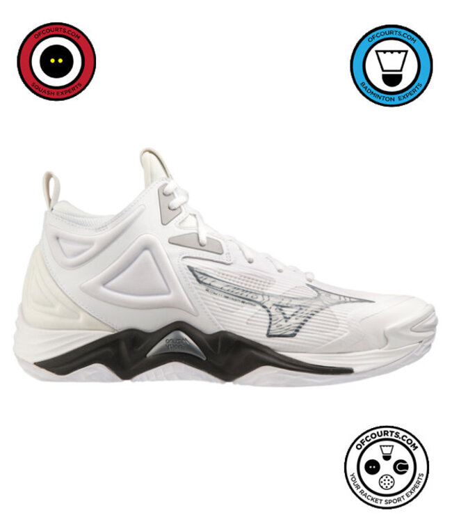 Mizuno Wave Momentum 3 Mid Unisex - White/Black