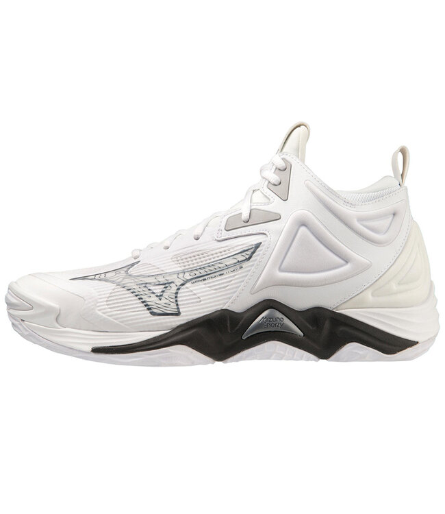 Mizuno Wave Momentum 3 Mid Unisex - White/Black