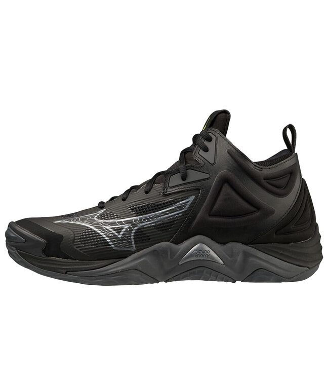 Mizuno Wave Momentum 3 Mid Unisex - Black/Grey