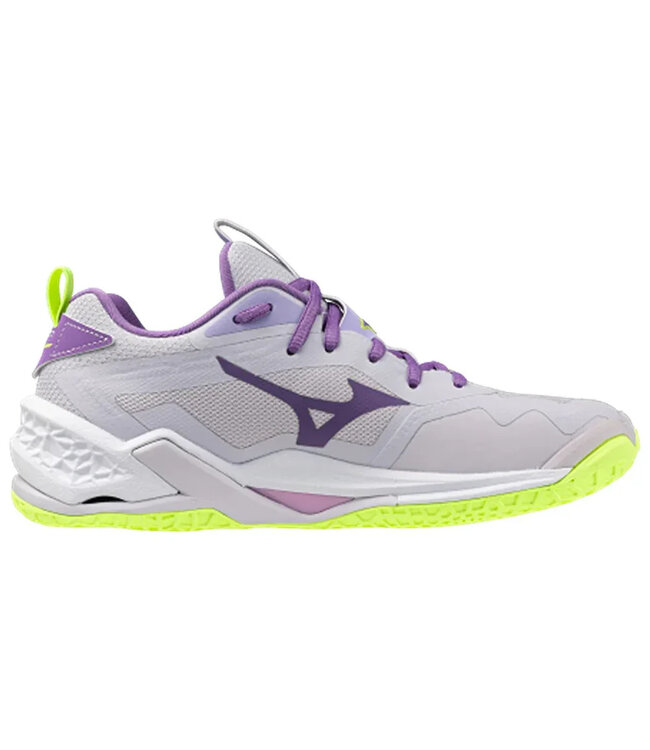 Mizuno Wave Stealth Neo 2 Unisex Shoe - White/Lavender