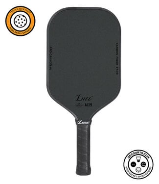 Luzzpickleball Cannon Paddle T700 Carbon Friction Surface - Thermoformed