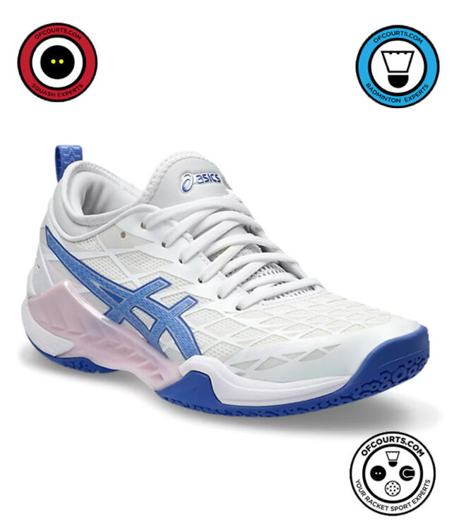 Asics Blast FF 3 Women's Indoor Shoe - White/Sapphire