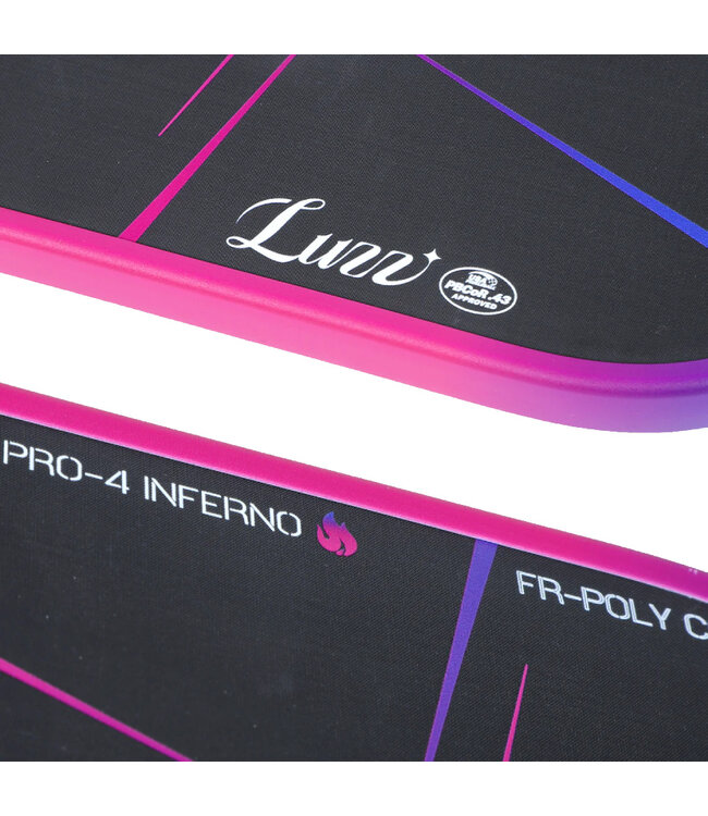 Luzz Pro 4 Inferno Pickleball Paddle - Pink @ Lowest Price