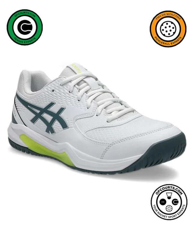 Asics Gel-Dedicate 8 Wide Men's Shoe - White/Ironclad