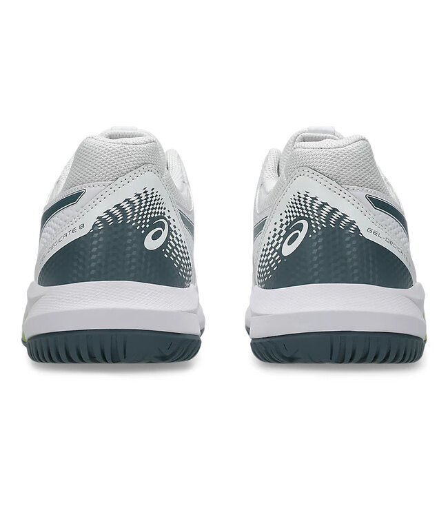 Asics Gel-Dedicate 8 Wide Men's Shoe - White/Ironclad