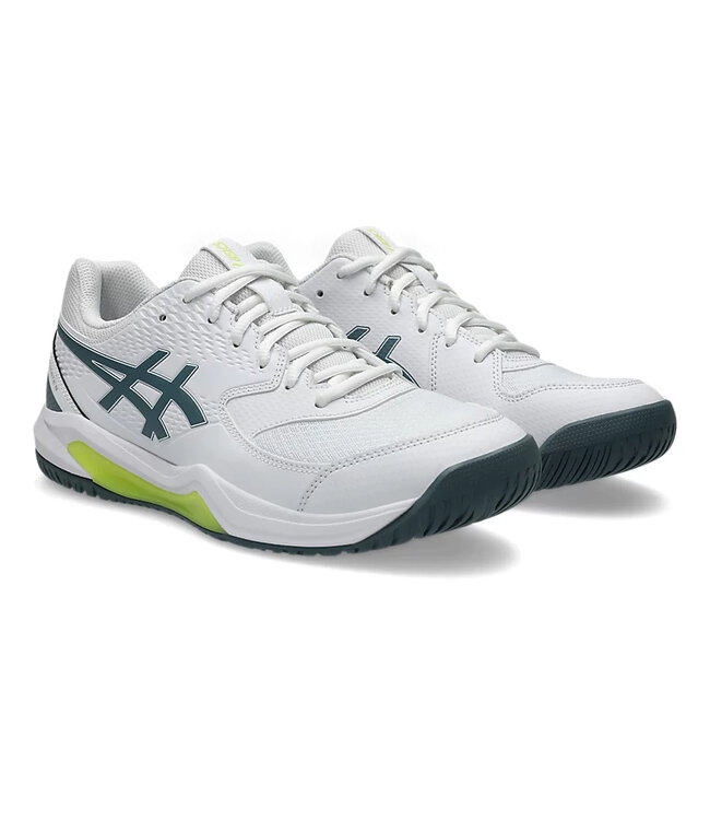 Asics Gel-Dedicate 8 Wide Men's Shoe - White/Ironclad