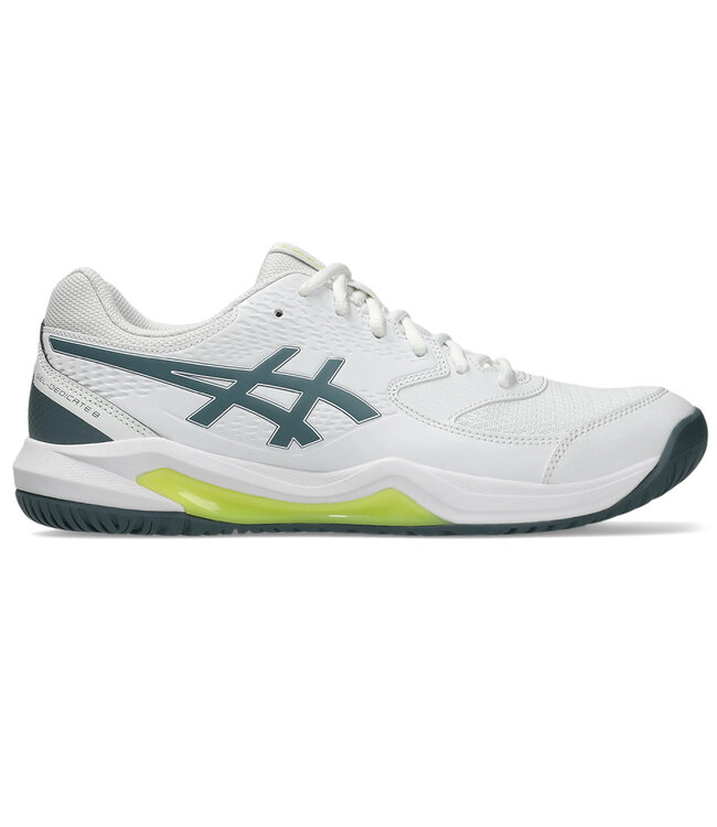 Asics Gel-Dedicate 8 Wide Men's Shoe - White/Ironclad