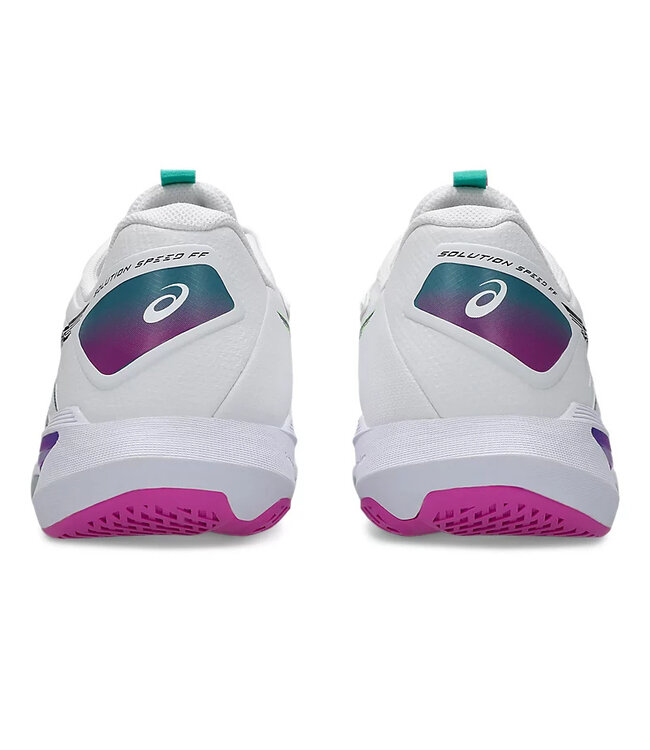 Asics Solution Speed FF 4 Men's Tennis Shoe - White/Digital Sakura