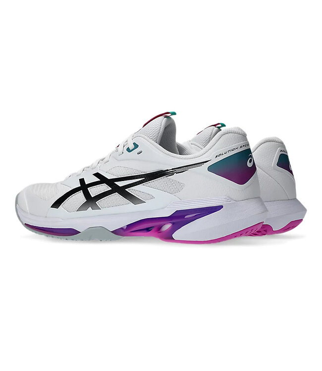Asics Solution Speed FF 4 Men's Tennis Shoe - White/Digital Sakura