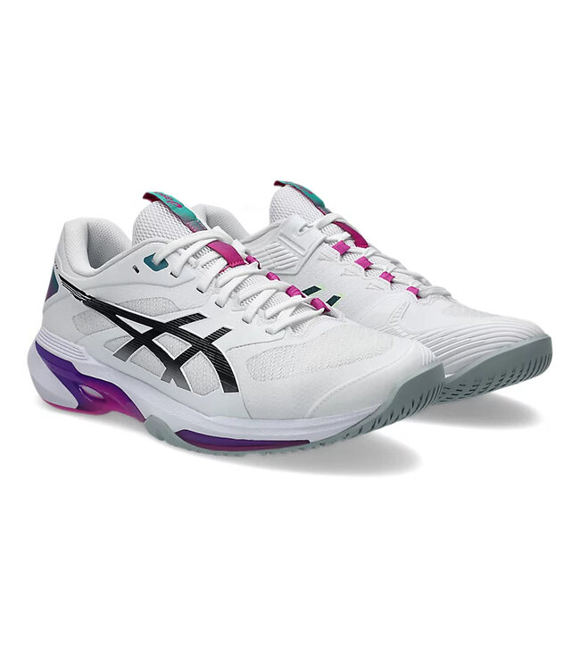 Asics Solution Speed FF 4 Men's Tennis Shoe - White/Digital Sakura