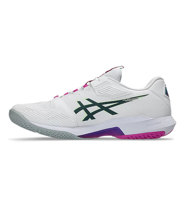 Asics Solution Speed FF 4 Men's Tennis Shoe - White/Digital Sakura