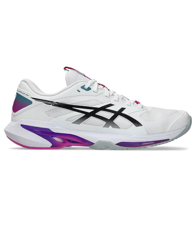 Asics Solution Speed FF 4 Men's Tennis Shoe - White/Digital Sakura