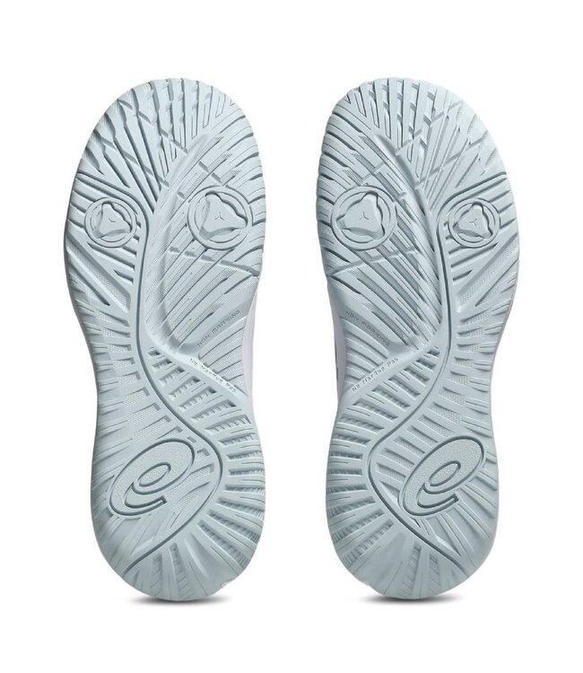 Asics Gel Resolution X GS Tennis Shoe - White/Grey Blue