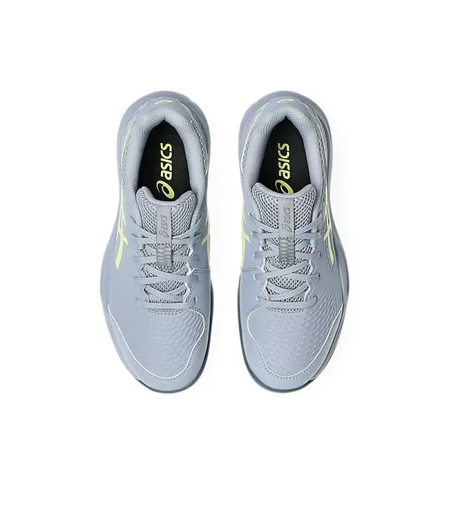 Asics Gel Resolution X GS Tennis Shoe - Grey Blue/Pistachio