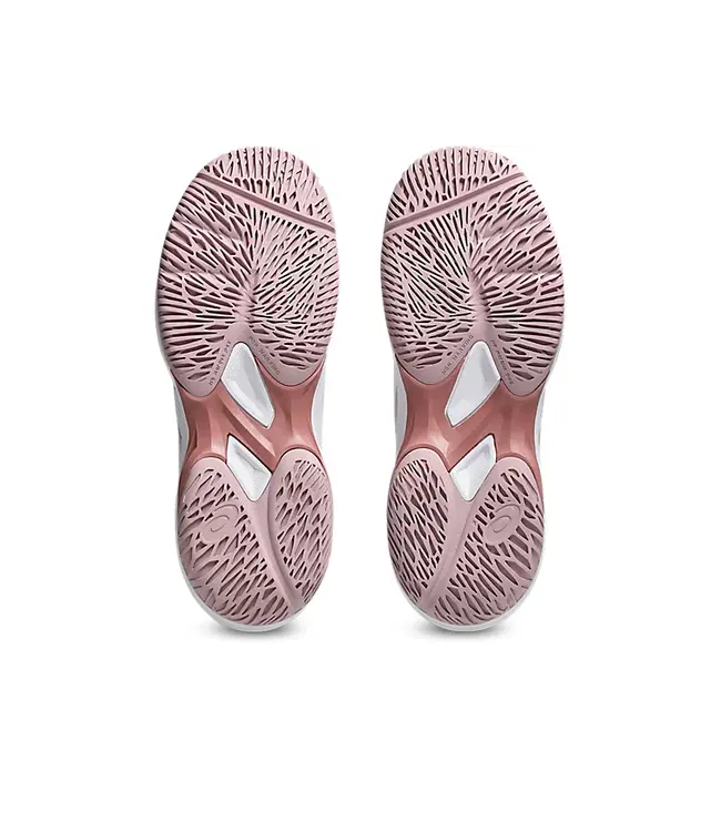 Asics Gel Game GS Junior Tennis Shoe - White/Morganite