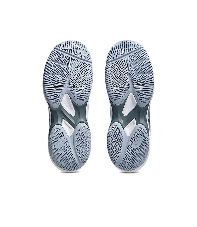 Asics Gel Game GS Junior Tennis Shoe - Grey Blue/Ironclad