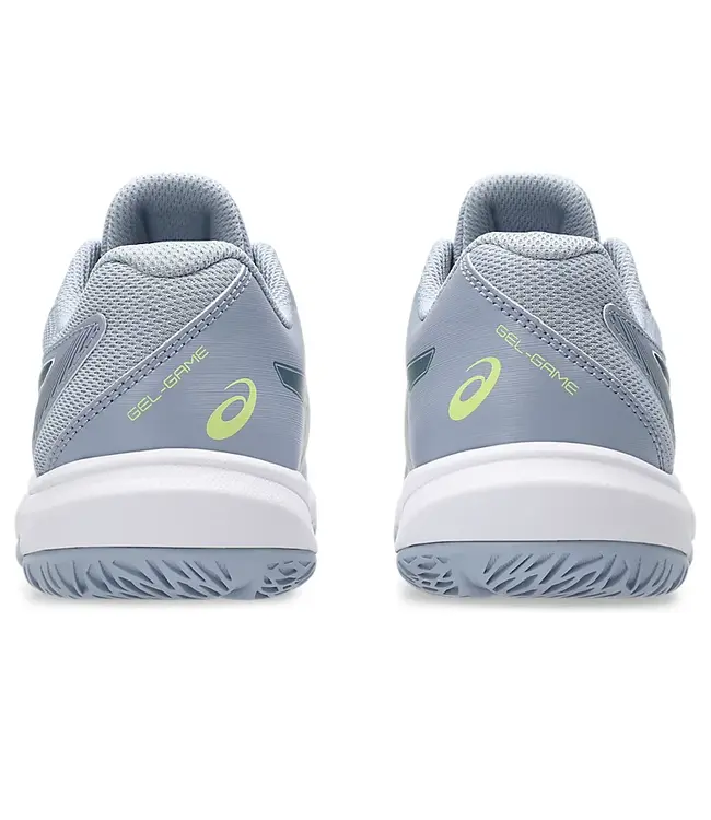 Asics Gel Game GS Junior Tennis Shoe - Grey Blue/Ironclad