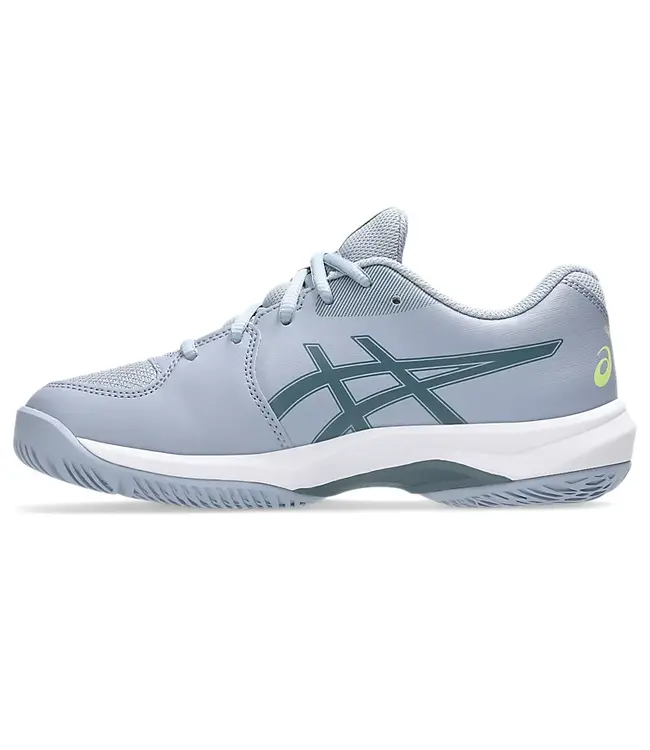 Asics Gel Game GS Junior Tennis Shoe - Grey Blue/Ironclad