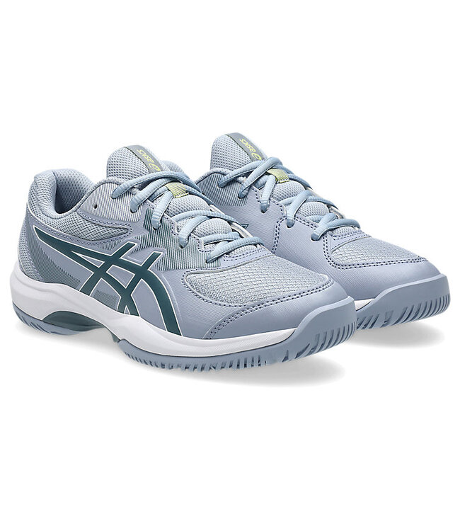 Asics Gel Game GS Junior Tennis Shoe - Grey Blue/Ironclad