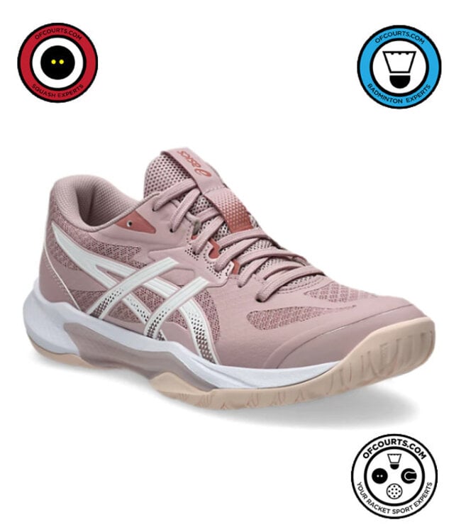 Asics Gel Tactic 13 Women's Indoor Shoe - Morganite/White