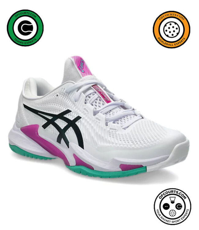 Asics Court FF 3 Men's Tennis Shoe - White/Digital Sakura