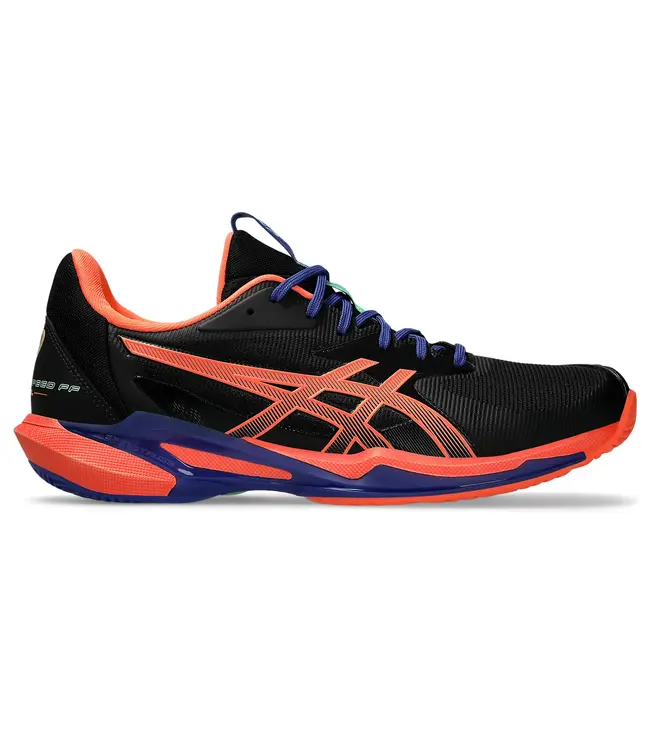 Asics Solution Speed FF 3 Padel Men's Shoe - Black/Vivid Coral