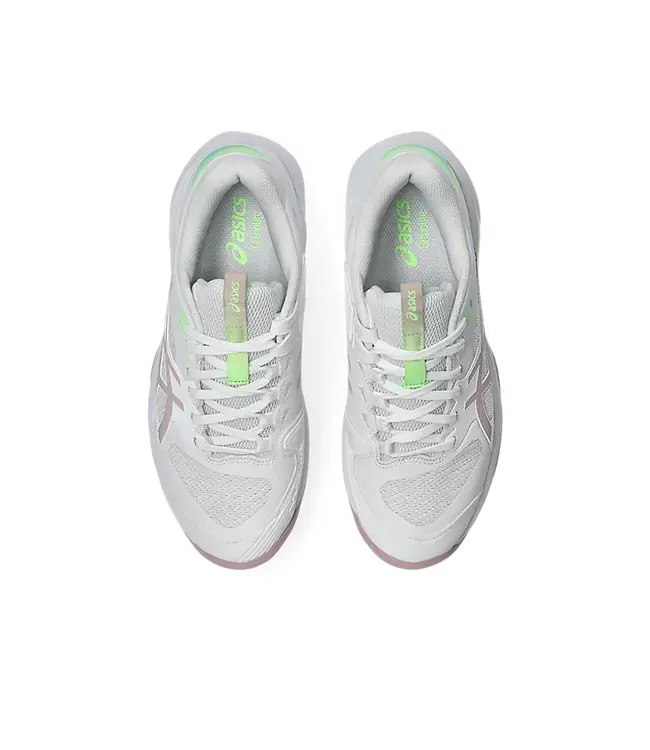 Asics Solution Speed FF 4 Women's Tennis Shoe - White/Morganite