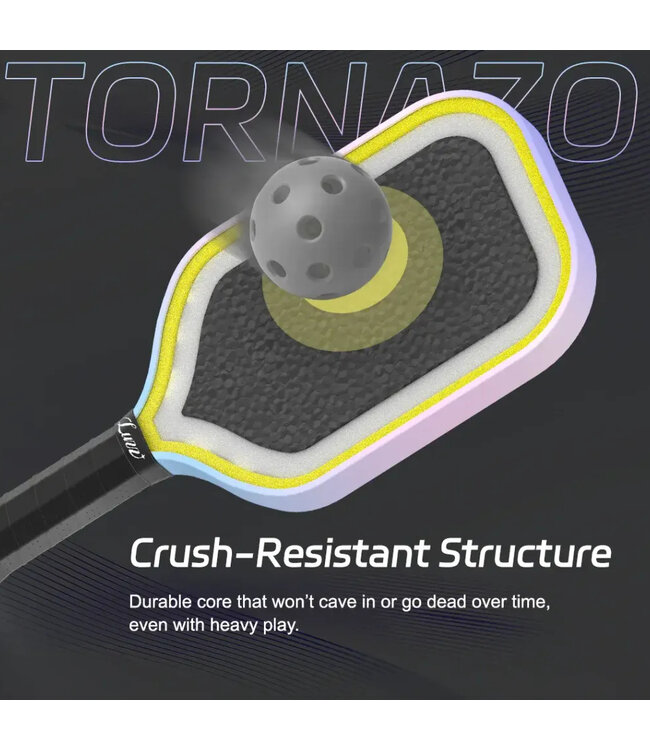 Luzz Pro 4 Tornazo Shadow Pickleball Paddle
