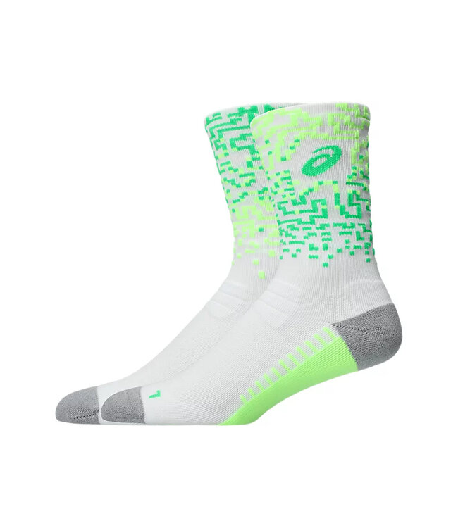 Asics Performance Run Crew Socks - Brilliant White/Illum