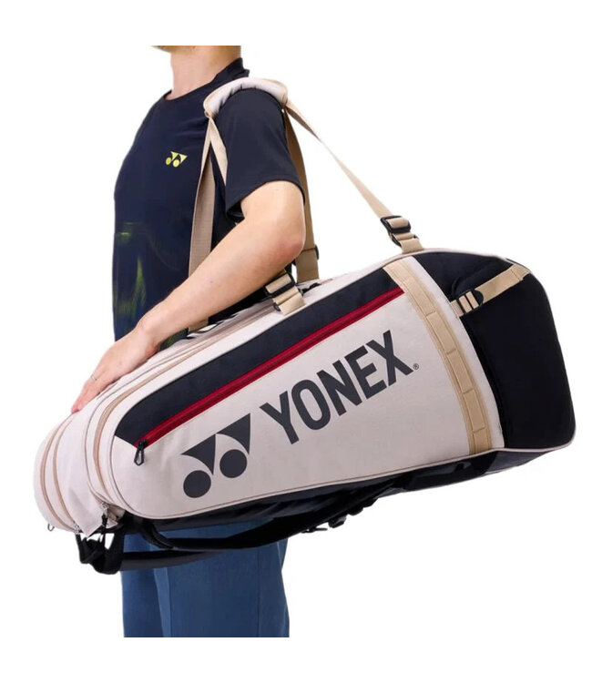 Yonex 72629 Gearlogic Racquet Bag 9 Pcs - Beige