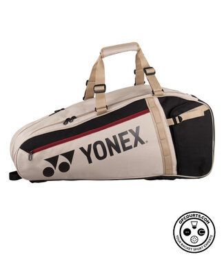 Yonex 72626 Gearlogic Racquet Bag 6 Pcs - Beige