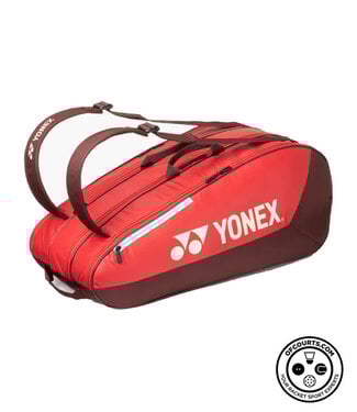 Yonex 42529 Team Racquet Bag 9 Pack - Ruby Red