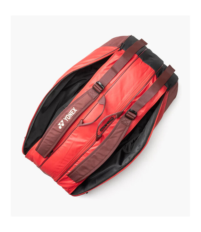 Yonex 42529 Team Racquet Bag 9 Pack - Ruby Red