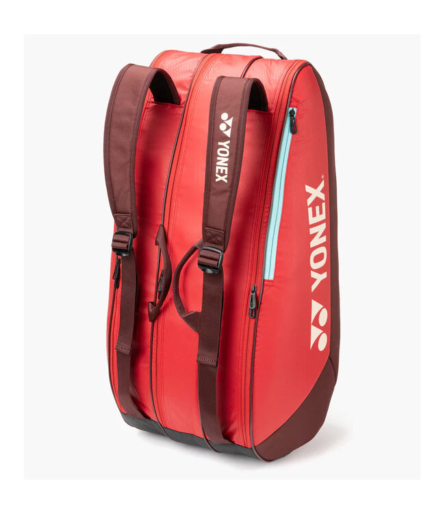 Yonex 42529 Team Racquet Bag 9 Pack - Ruby Red