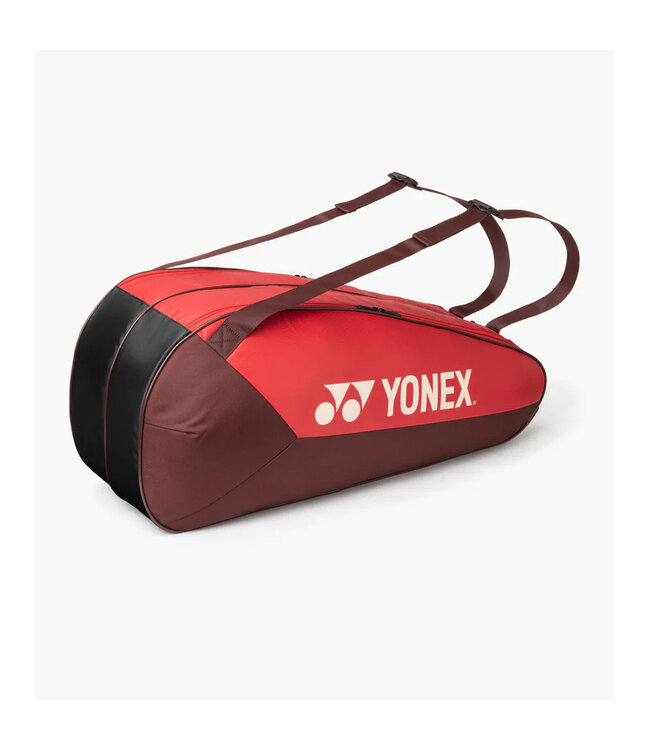 Yonex 42526 Team Racquet Bag 6 Pack - Ruby Red