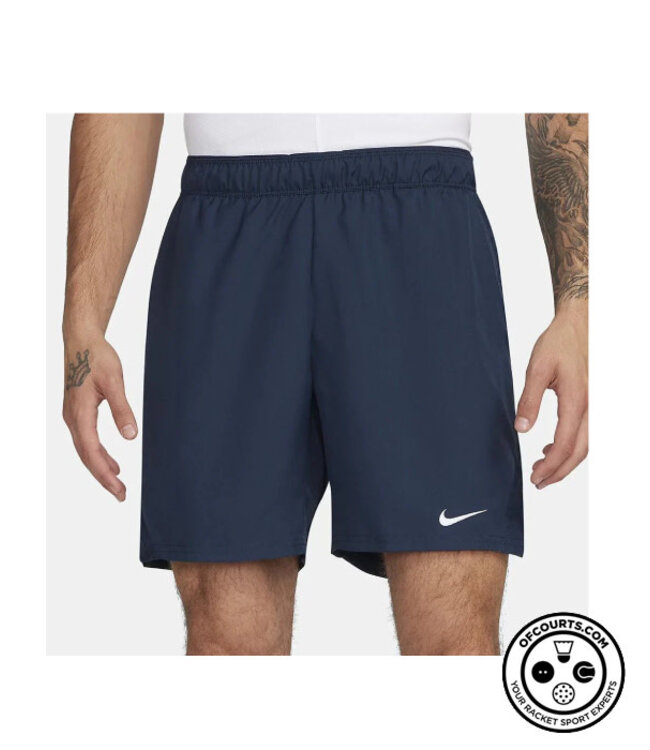 NIke Court Dri-FIT Victory 7" Short - Obsidian/White