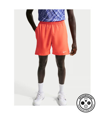 NIke Court Dri-FIT Victory 7" Short - Turf Orange/White
