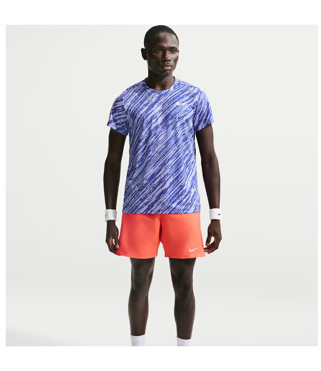 NIke Court Dri-FIT Victory 7" Short - Turf Orange/White