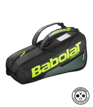 Babolat Junior RH Carlitos 3 Pack - Black/Yellow