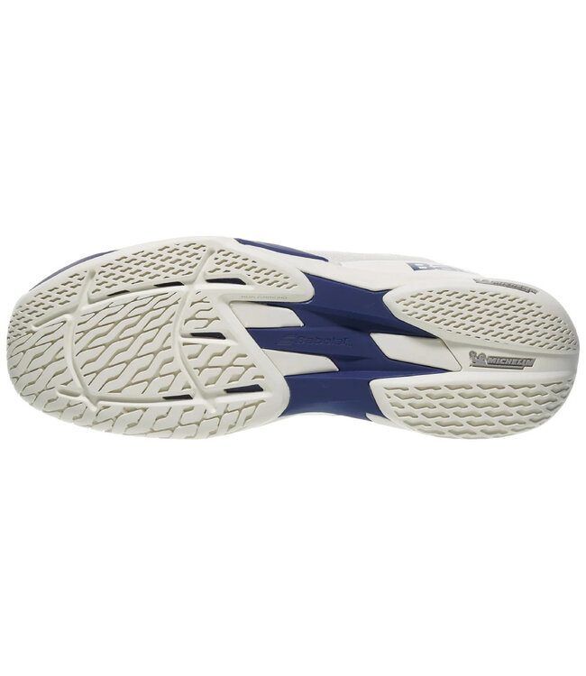 Babolat Jet Mach 4 Men's Tennis Shoe - White/Blue