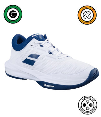 Babolat SFX 4 Men's Shoe - White/Estate Blue