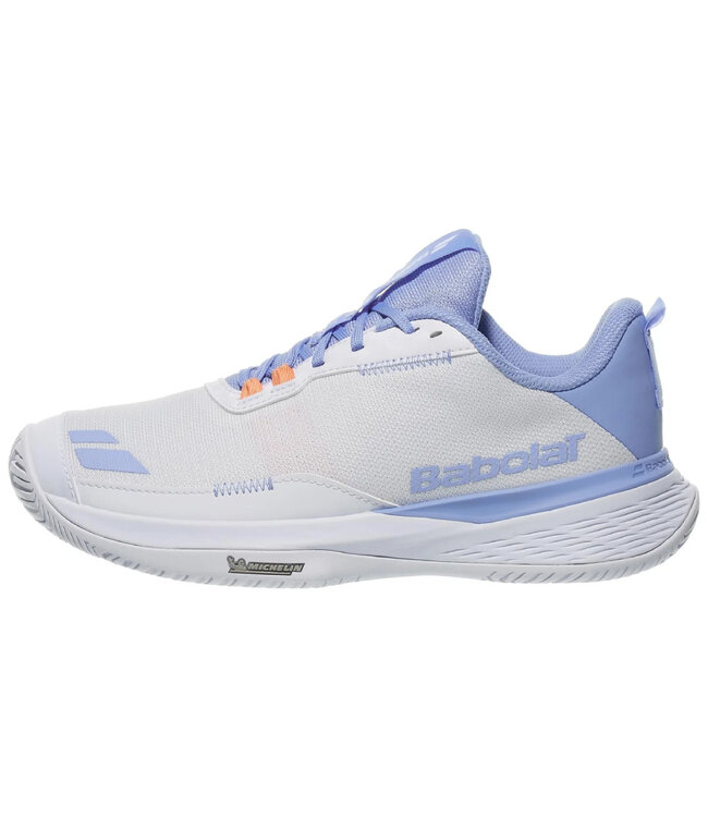 Babolat SFX Evo Women's Tennis Shoes - White/Forever Blue