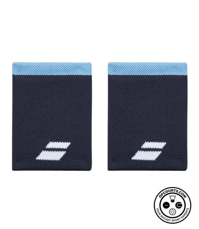 Babolat Logo Jumbo Wristband - Drive Heritage Blue