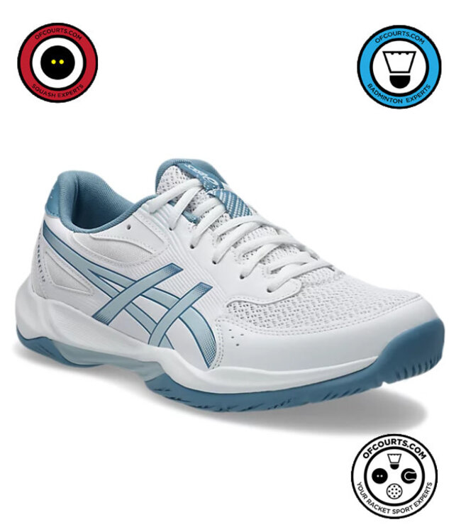 Asics Gel-Rocket 12 Wide Men's Shoes - White/Cool Grey